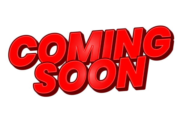 coming soon 3d label promotion banner png