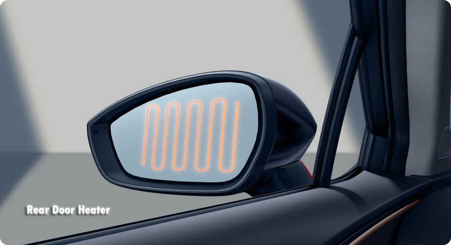 rear door heater