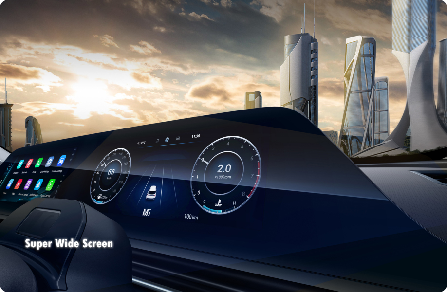 super wide screen